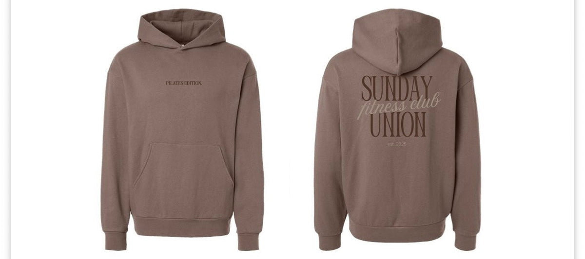 Sunday Union Pilates Edition Hoodie – Taupe